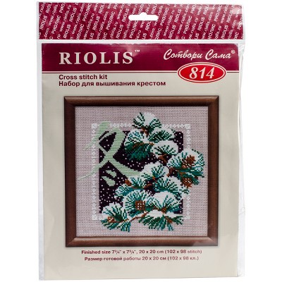 RIOLIS Counted Cross Stitch Kit 7.75"X7.75"-Winter (15 Count)