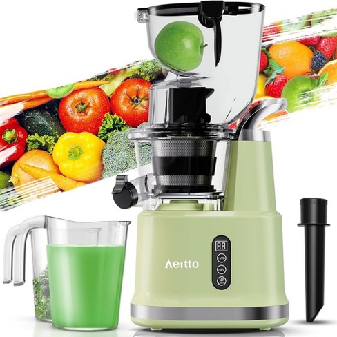 Aeitto Cold Press Juicer Juicer Machines With 3.3 Large Feed Chute avocado Green Target