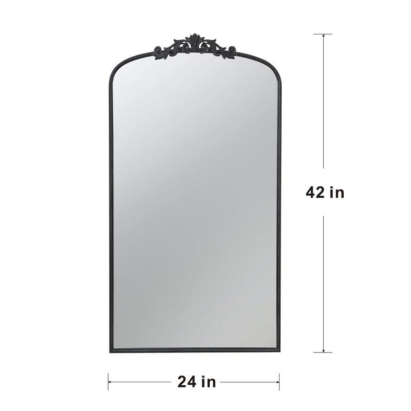 24" x 42"Simple luxury Gold Arch Mirror,ornamental mirror,Baroque Inspired Wall Decor for Bathroom Bedroom Living Room-The Pop Home, 4 of 8