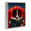 Stupell Industries Sheep Dog Reading for Dummies, 12" x 12" - 3 of 4