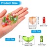 Unique Bargains Jewelry Making Craft Embellishments Tulip Flower Crystal Glass Beads - 2 of 4