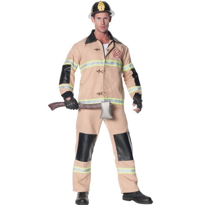 Adult Firefighter Halloween Costume One Size
