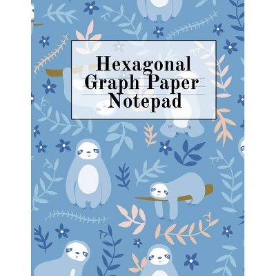 Hexagonal Graph Paper Notepad - by  Crafty Hexagon (Paperback)