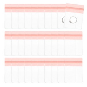Unique Bargains PVC Plastic Waterproof Jewelry Storage Pouch 30 Pcs - 1 of 4
