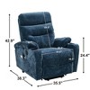 Power Lift Recliner Chair for Elderly, Electric Recliner Chair with Massage and Heat, Electric Lift Chair Massage Reclining Chair Sofa with USB Ports - 2 of 4