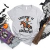 Simply Sage Market Women's Creepin' It Country Cowboy Short Sleeve Graphic Tee - 3 of 4