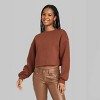 Women's Cropped Sweatshirt - Wild Fable™ - 2 of 3