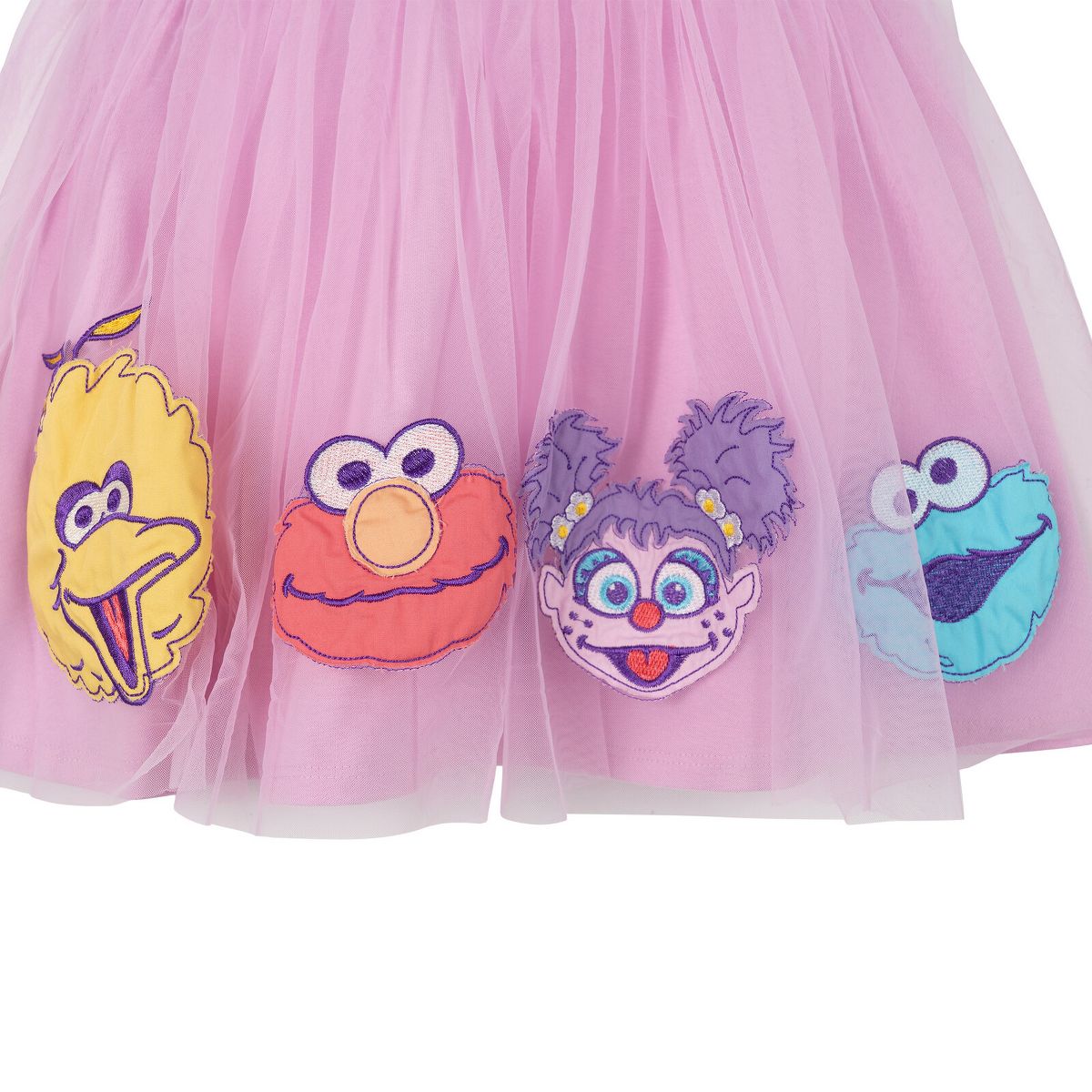 Sesame Street Toddler Girls' Short Sleeve Tulle Tutu Dress - thumbnail 8
