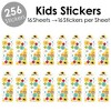Big Dot of Happiness Let's Fiesta - Fiesta Birthday Party Favor Kids Stickers - 16 Sheets - 256 Stickers - 2 of 4
