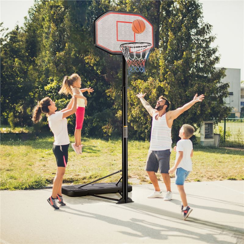 Yaheetech 43-inch Portable Basketball Hoop 9-12ft Adjustable Height Basketball Hoop System for Outdoors, 3 of 11