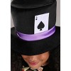 HalloweenCostumes.com Kid's Raving Mad Hatter Costume Dress for Girls - Includes Dress, Shrug, & Hat | Mad Hatter Costumes - 4 of 4
