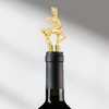 Unique Bargains Wine Stoppers Christmas Deer-Design Zinc Alloy TPE 5.04"x1.50"x0.79" 1 Pc - 2 of 3