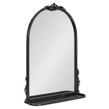 Kate & Laurel All Things Decor Myrcelle Arched Wall Mirror with Shelf 