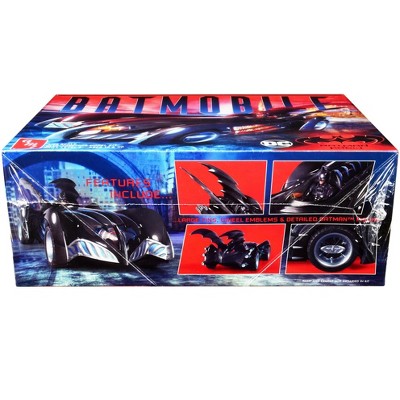 Black Vinyl Batman & Robin Batmobile 1/25 Scale Model Kit