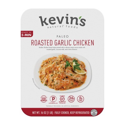 Kevin's Natural Foods Roasted Garlic Chicken - 16oz