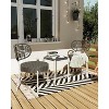 3 Piece Outdoor Bistro Set, Patio Rattan Bistro Set with Coffee Table, Front Porch Chairs Wicker Conversation Set for Lawn, Garden, Balcony, Backyard - 2 of 4