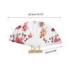 Unique Bargains Floral Folding Fan 1 Pc - 2 of 4