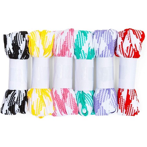 Sneakers Sport Working Shoe 47" Fashion Flat Shoe Laces Multi-color Shoelaces f 