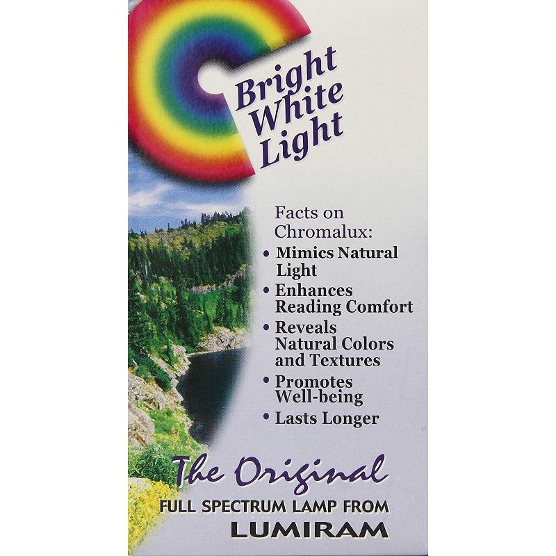 Lumiram Chromalux Full Spectrum Lamp Light Bulb 3 Way 50-100-150W Frosted - 1 ct, 3 of 5