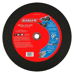 Diablo DBD090094101F 9" Metal Cut-Off Disc - 1 of 3