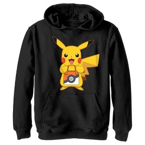 Boy's Pokemon Halloween Trick or Treat Pikachu Pull Over Hoodie - 1 of 4