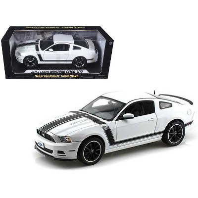white mustang toy car