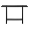 Grungis Narrow Console Table with Storage Shelf,Modern Entryway Table with Black Metal Legs,Console Table for Living Room - 2 of 4