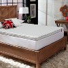 Behrens England King Kensington Manor by Behrens King 3" Charcoal Infused Memory Foam Supreme Mattress Topper: Polyester Knitted Cover - 2 of 3