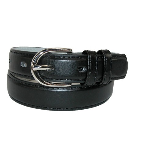 Ctm Girls' Metallic Braided Belt, Small, Black : Target