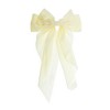 Unique Bargains Bow Ribbon French Barrette Hair Clips Hairdo Clip 1 Pc - 4 of 4
