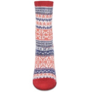 Memoi Women's Holiday Wonder Fairisle Soft-fit Crew Socks - 1 of 4