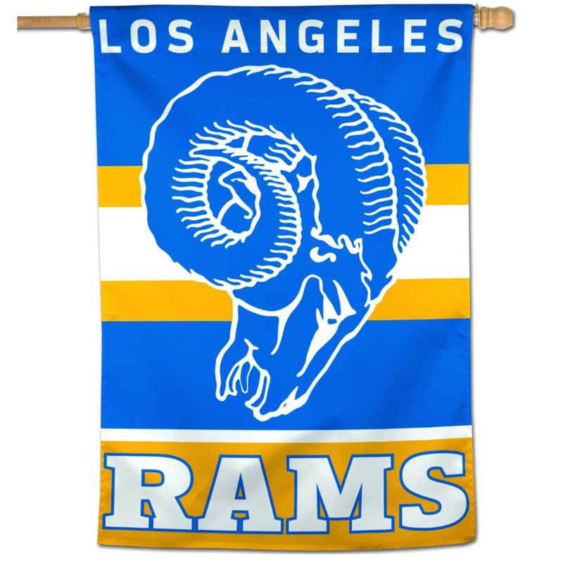 NFL Los Angeles Rams 28&#34;x40&#34; Retro Banner Flag, 1 of 4