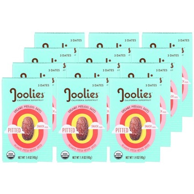 Joolies Organic Medjool Dates Pitted Snack Pack - Case Of 12/1.4 Oz ...