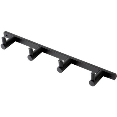 ALFI Black Matte Wall Mounted 4 Prong Robe / Towel Hook