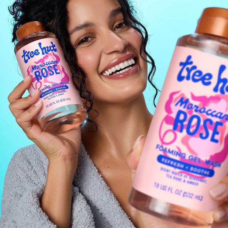 Tree Hut Moroccan Rose Foaming Gel Body Wash - 18 fl oz, 3 of 12