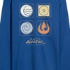 Men's - Avatar: The Last Airbender - Nations Symbols Long Sleeve Graphic T-Shirt - 2 of 4