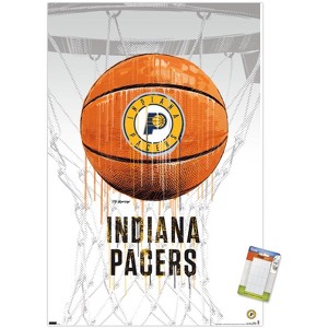 Trends International NBA Indiana Pacers - Drip Basketball 21 Unframed Wall Poster Prints - 1 of 4