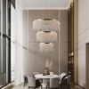 MAYEERTY ceiling lamps 23.6 inch Fancy hanging luxury modern pendant light crystal chandelier - 2 of 4
