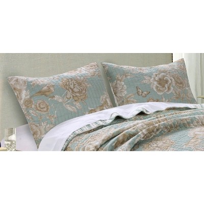 Greenland Home Fashions Naomi Spa Sham, 20x26 Inches