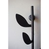 Iron Wall Coat Rack – 23.5" Tall Leaf Design Organizer by Kalalou - 2 of 3