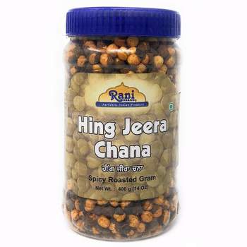 Roasted Chana (Chickpeas) Hing-Jeera Flavor - 14oz (400g) - Rani Brand Authentic Indian Products