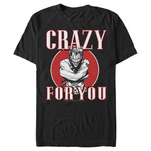 Men's Batman Valentine's Day Joker Crazy For You T-Shirt - 1 of 4