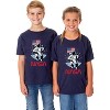 NASA Boys' Retro NASA Letter Logo Thumbs Up Astronaut Crewneck T-Shirt Blue - 3 of 4