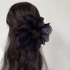 Kitcheniva Large Embroidered Lace Scrunchie 1 Pcs, Black - 3 of 4