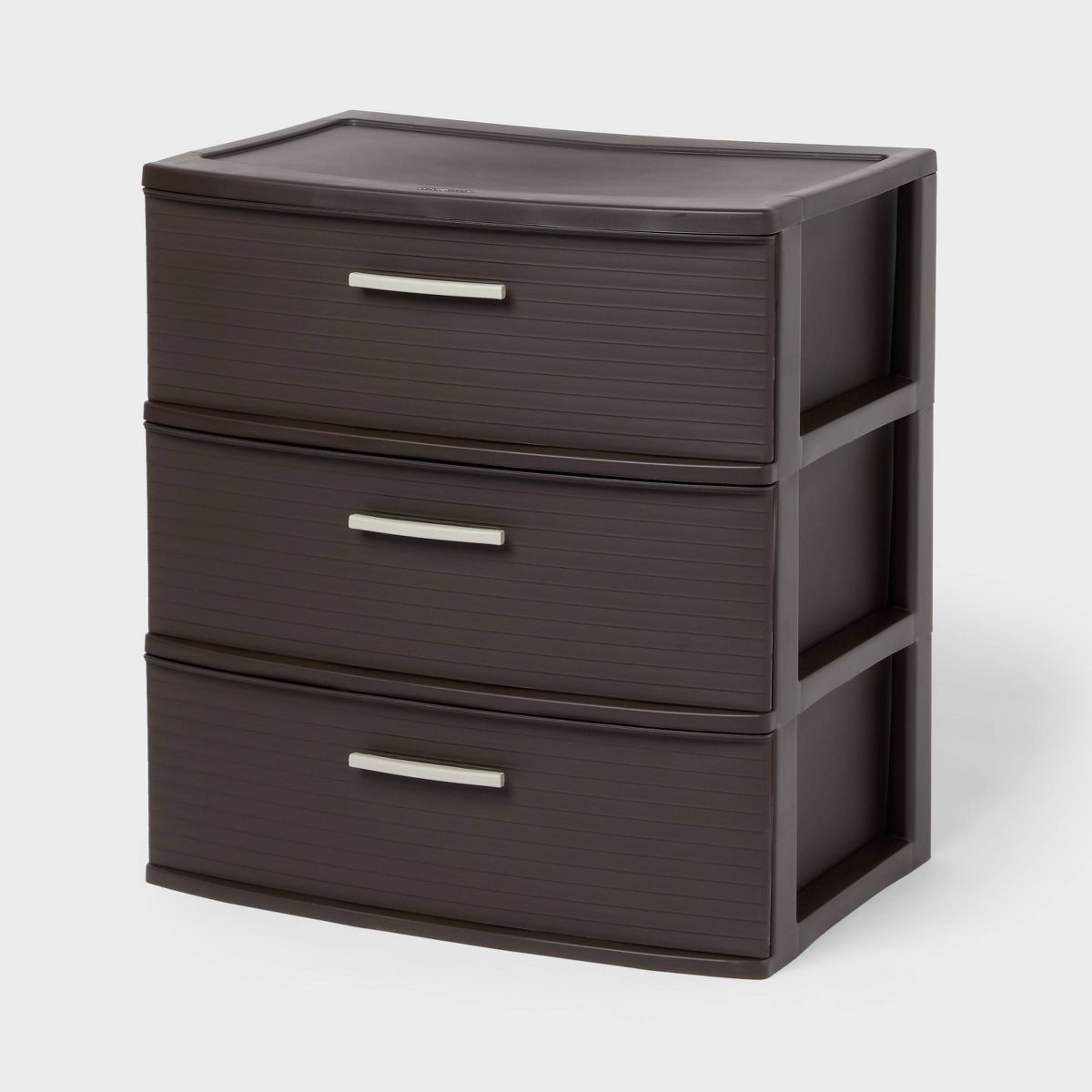 Brightroom 3 Drawer Wide Tower – Espresso