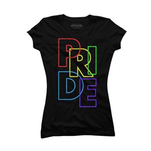 Adult Design By Humans Pride Sleek Text By MANGAZaB T-Shirt - 1 of 2
