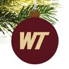 West Texas A&M Primary Logo Wood Christmas Tree Holiday Ornament - 4 of 4