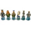 WorldWise Imports Chess Pieces - Resin - Camelot Busts On Acrylic Bases - 3 of 4