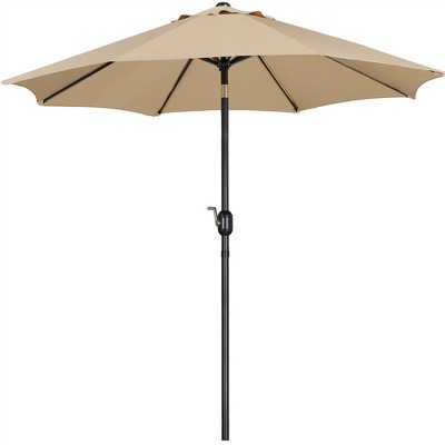 Yaheetech 9FT Outdoor Patio Umbrella with Crank and Push Button to Tilt