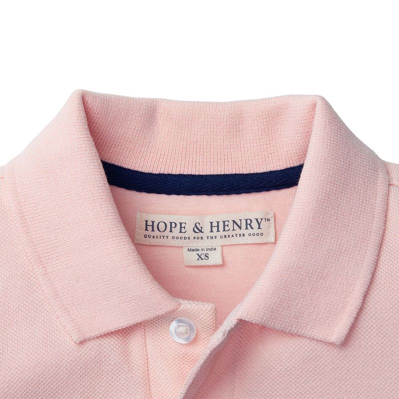 Hope & Henry Boys' Lightweight Pique Polo, Infant, 2 of 5